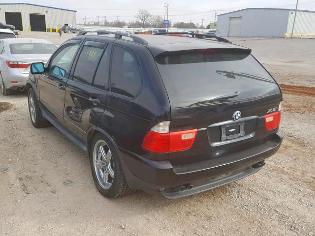 WBAFB3357YLH05353 - 2000 BMW X5 4.4I BLACK photo 3