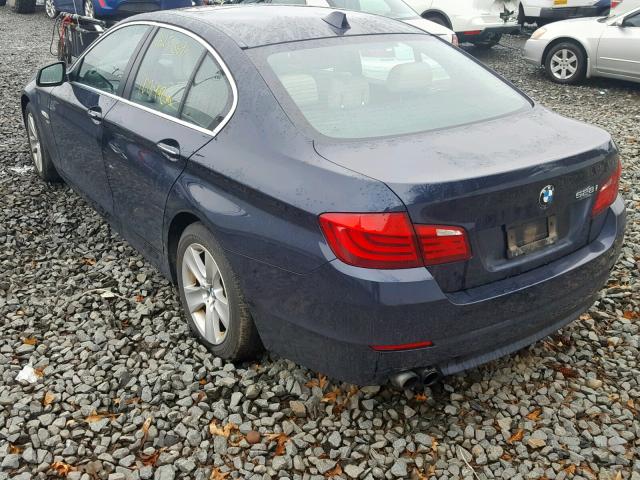 WBAXH5C58CDW11447 - 2012 BMW 528 XI BLUE photo 3