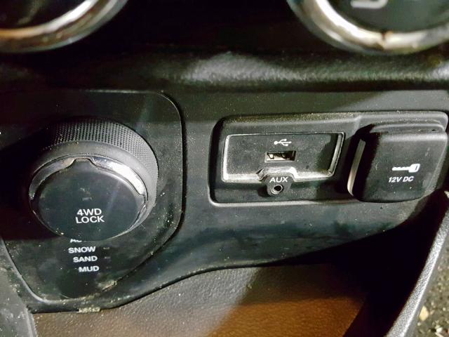 ZACCJBAB9HPE66571 - 2017 JEEP RENEGADE S ყვითელი ფოტო 9