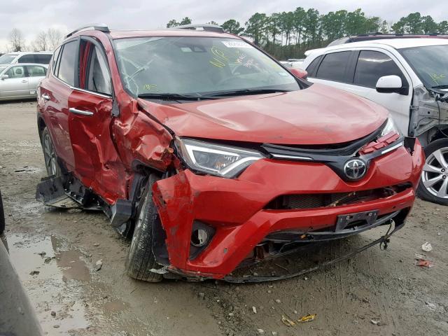 2T3YFREVXHW350561 - 2017 TOYOTA RAV4 LIMIT RED photo 1