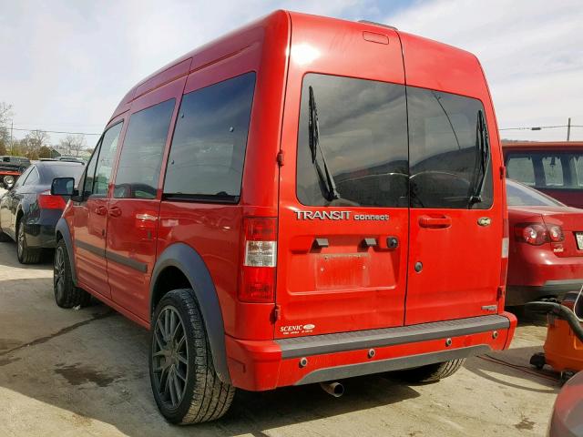 NM0KS9CNXCT093303 - 2012 FORD TRANSIT CO RED photo 3