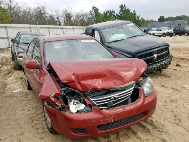 KNAFE222895663660 - 2009 KIA SPECTRA EX BURGUNDY photo 1