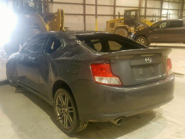 JTKJF5C74B3010856 - 2011 TOYOTA SCION TC ნაცრისფერი ფოტო 3