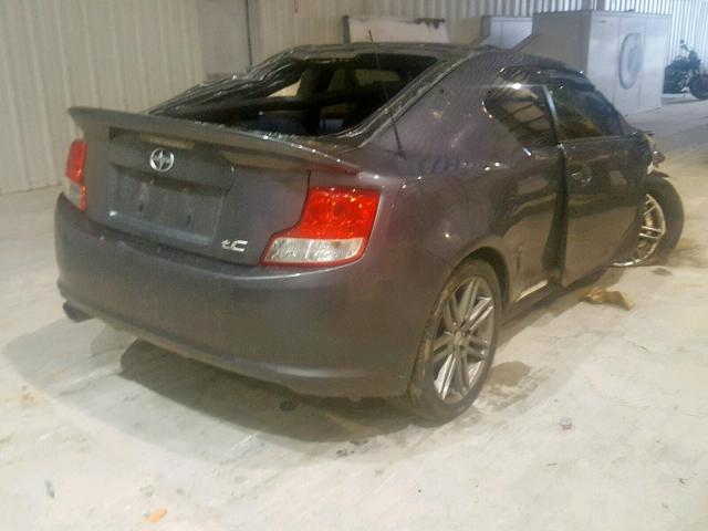 JTKJF5C74B3010856 - 2011 TOYOTA SCION TC ნაცრისფერი ფოტო 4