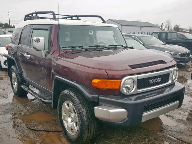 JTEBU11F470066627 - 2007 TOYOTA FJ CRUISER MAROON photo 1