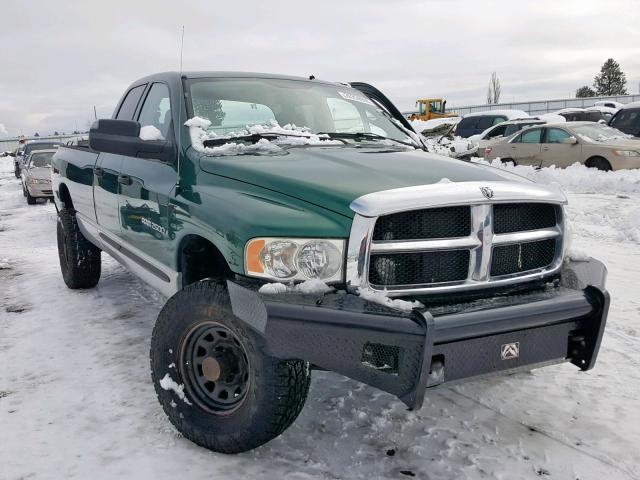 3D7KU28C04G146123 - 2004 DODGE RAM 2500 S Կանաչ լուսանկար 1