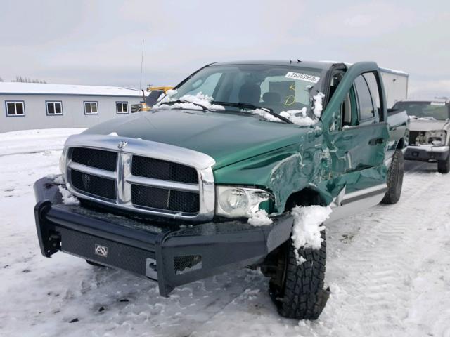 3D7KU28C04G146123 - 2004 DODGE RAM 2500 S Կանաչ լուսանկար 2