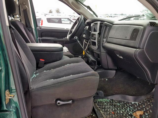 3D7KU28C04G146123 - 2004 DODGE RAM 2500 S Կանաչ լուսանկար 5