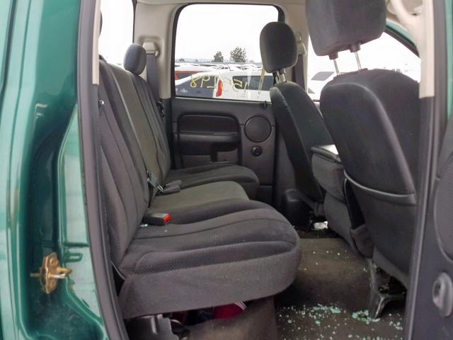 3D7KU28C04G146123 - 2004 DODGE RAM 2500 S Կանաչ լուսանկար 6