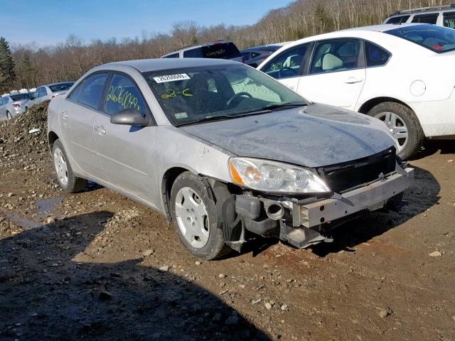 1G2ZF55B864230405 - 2006 PONTIAC G6 SE SILVER photo 1