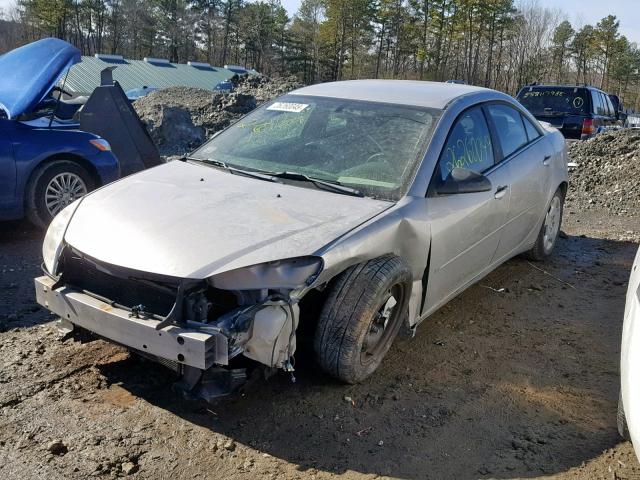 1G2ZF55B864230405 - 2006 PONTIAC G6 SE SILVER photo 2