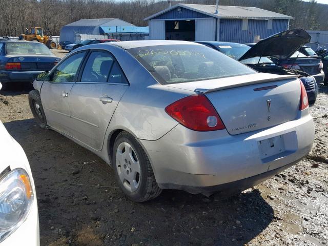 1G2ZF55B864230405 - 2006 PONTIAC G6 SE SILVER photo 3