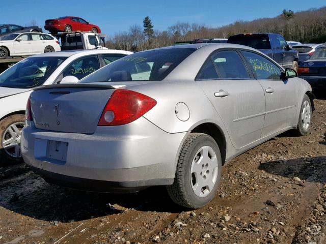 1G2ZF55B864230405 - 2006 PONTIAC G6 SE SILVER photo 4