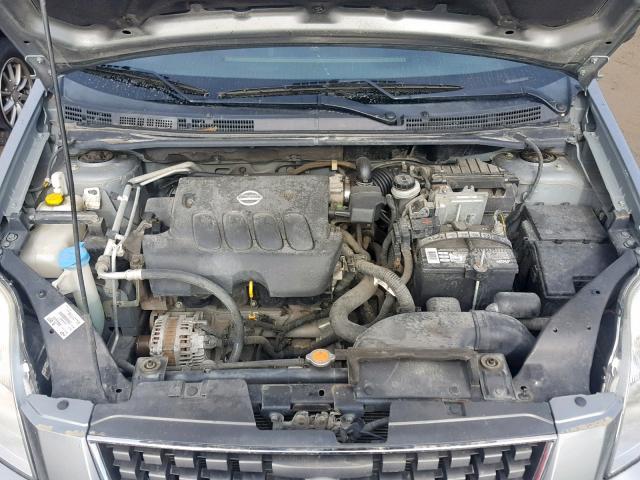 3N1AB61E18L667639 - 2008 NISSAN SENTRA 2.0 SILVER photo 7