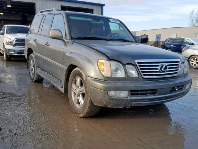 JTJHT00W164017645 - 2006 LEXUS LX 470 GREEN photo 1