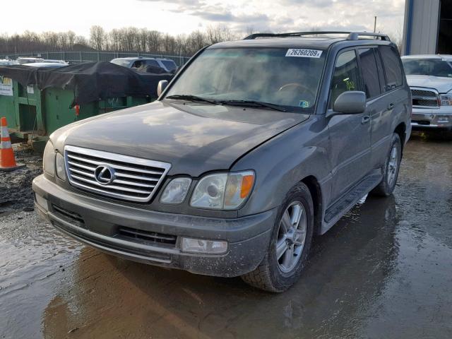 JTJHT00W164017645 - 2006 LEXUS LX 470 GREEN photo 2