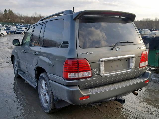 JTJHT00W164017645 - 2006 LEXUS LX 470 GREEN photo 3