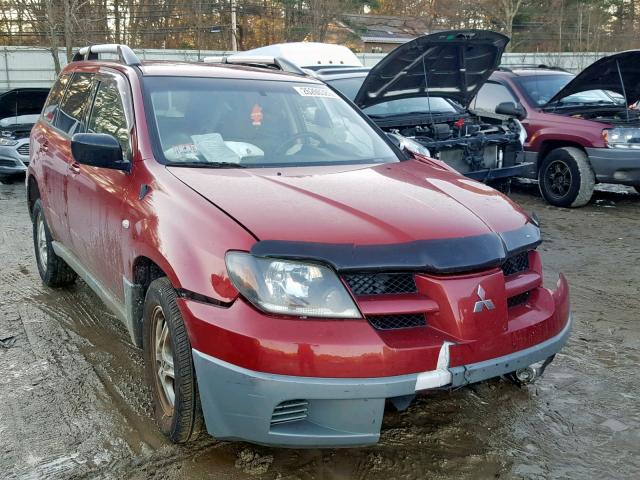 JA4LZ31GX3U111047 - 2003 MITSUBISHI OUTLANDER RED photo 1