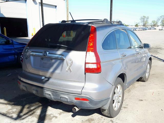 JHLRE38738C030134 - 2008 HONDA CR-V EXL SILVER photo 4