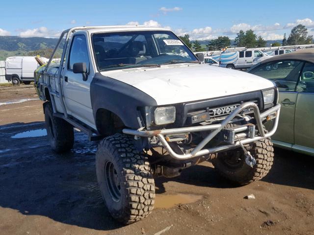 JT4RN01P3L7028973 - 1990 TOYOTA PICKUP 1/2 WHITE photo 1