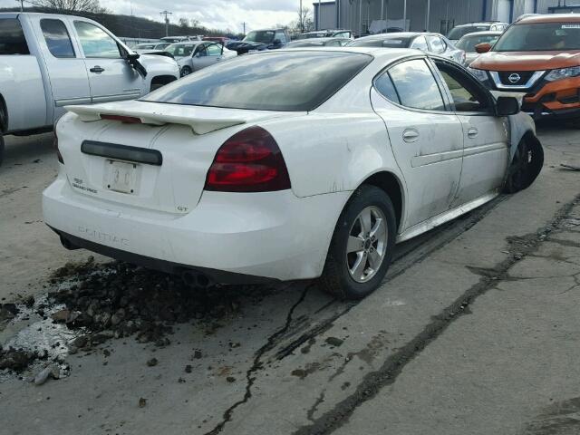 2G2WS542751177092 - 2005 PONTIAC GRAND PRIX WHITE photo 4