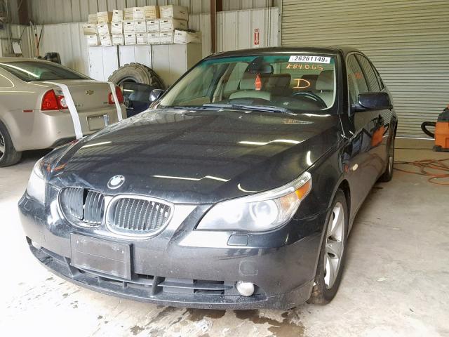 WBANE53596CK84065 - 2006 BMW 525 I BLACK photo 2