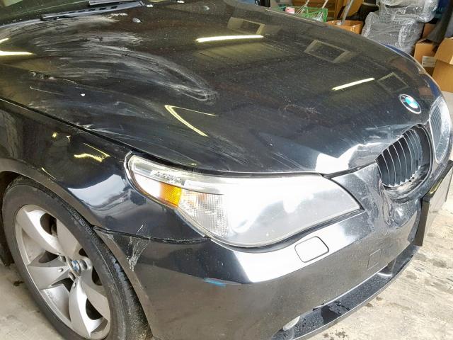 WBANE53596CK84065 - 2006 BMW 525 I BLACK photo 9