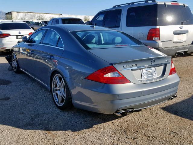 WDDDJ77X67A104948 - 2007 MERCEDES-BENZ CLS 63 AMG SILVER photo 3