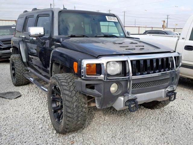 5GTEN13E988179231 - 2008 HUMMER H3 BLACK photo 1