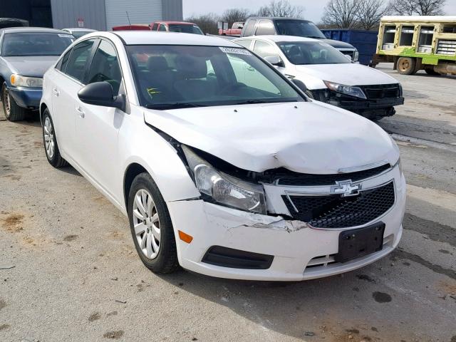 1G1PC5SH7B7256760 - 2011 CHEVROLET CRUZE LS WHITE photo 1