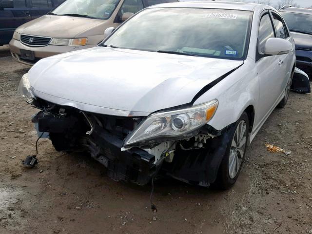 4T1BK3DB3BU394360 - 2011 TOYOTA AVALON BAS WHITE photo 2