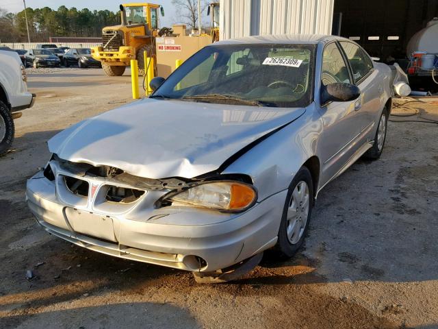 1G2NE52F74M513125 - 2004 PONTIAC GRAND AM S GRAY photo 2