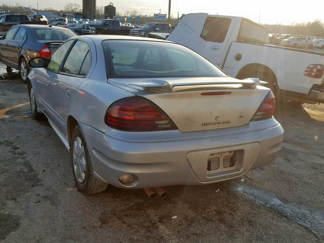 1G2NE52F74M513125 - 2004 PONTIAC GRAND AM S GRAY photo 3