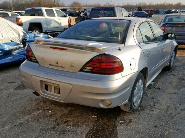 1G2NE52F74M513125 - 2004 PONTIAC GRAND AM S GRAY photo 4