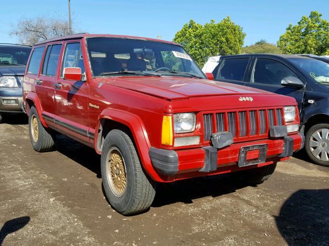 1J4FJ78L5KL475959 - 1989 JEEP CHEROKEE L RED photo 1