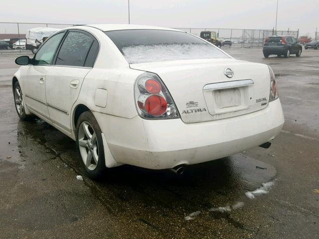 1N4BL11D35C255552 - 2005 NISSAN ALTIMA SE WHITE photo 3