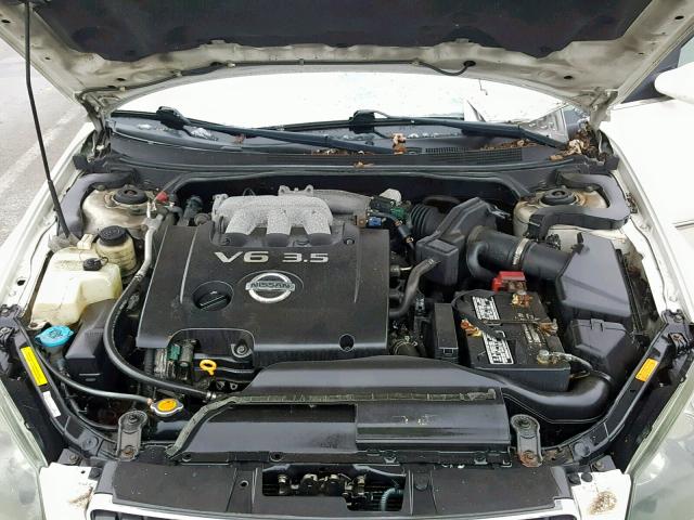 1N4BL11D35C255552 - 2005 NISSAN ALTIMA SE WHITE photo 7