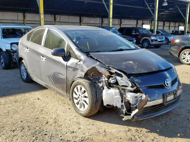 JTDKN3DP2D3032293 - 2013 TOYOTA PRIUS PLUG GRAY photo 1