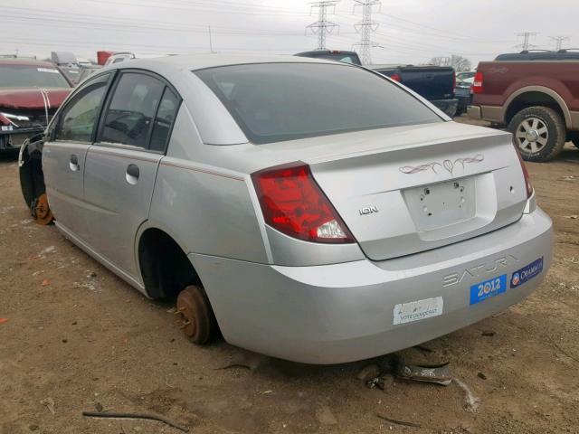 1G8AG52F45Z152326 - 2005 SATURN ION LEVEL SILVER photo 3