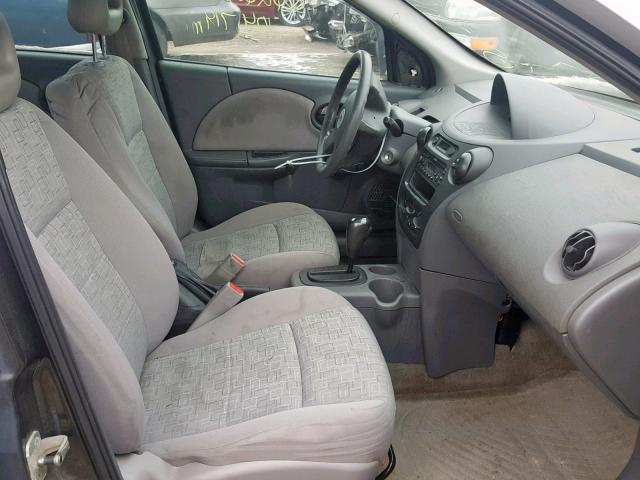 1G8AG52F45Z152326 - 2005 SATURN ION LEVEL SILVER photo 5