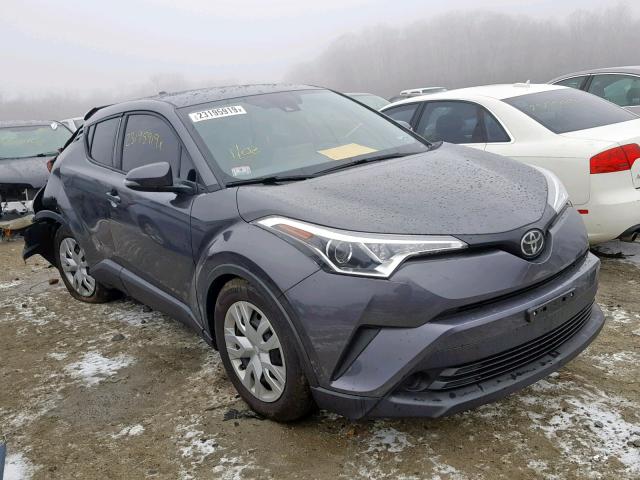 JTNKHMBX7K1019611 - 2019 TOYOTA C-HR XLE GRAY photo 1