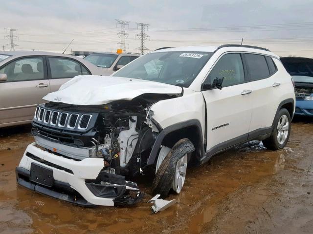 3C4NJDBB5JT239640 - 2018 JEEP COMPASS LA WHITE photo 2