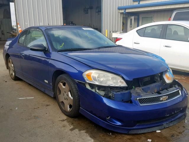 2G1WL16C679369950 - 2007 CHEVROLET MONTE CARL BLUE photo 1