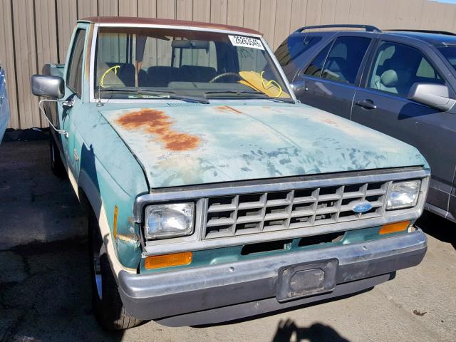 1FTBR10AXHUA09709 - 1987 FORD RANGER GREEN photo 1