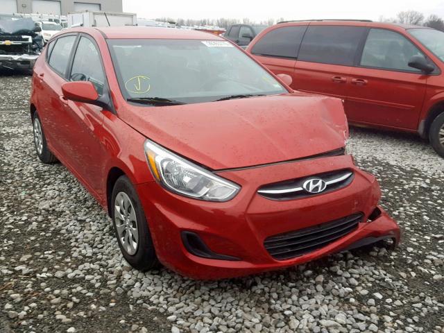 KMHCT5AE9GU269477 - 2016 HYUNDAI ACCENT SE RED photo 1