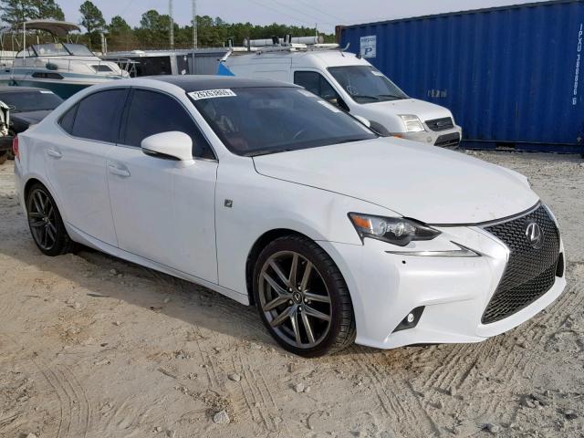 JTHCE1D20E5003067 - 2014 LEXUS IS 350 WHITE photo 1