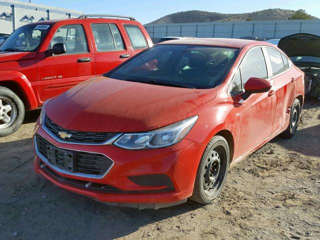 1G1BC5SM3G7273442 - 2016 CHEVROLET CRUZE LS RED photo 2