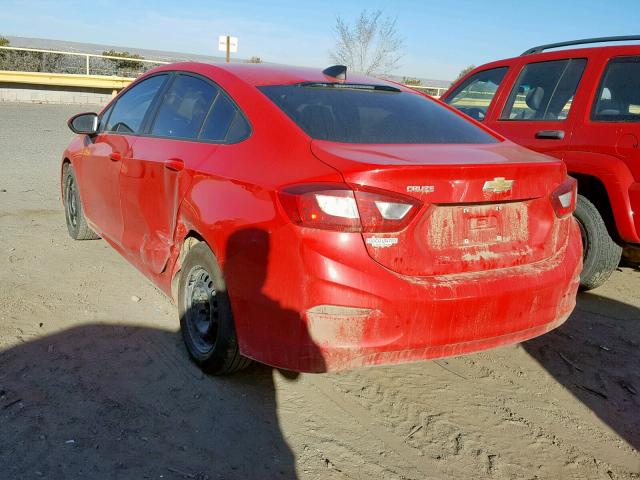 1G1BC5SM3G7273442 - 2016 CHEVROLET CRUZE LS RED photo 3