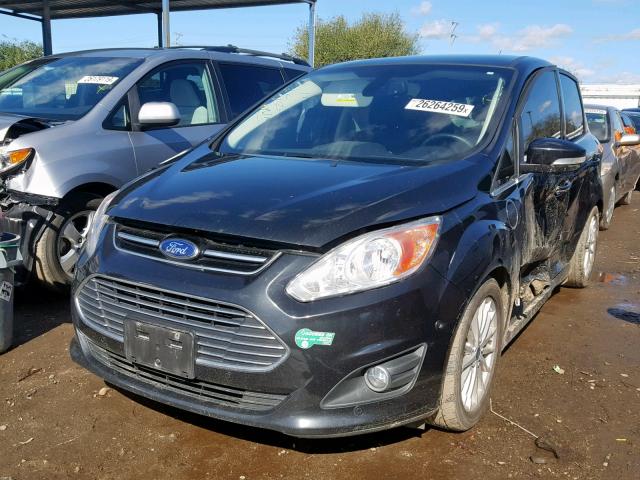 1FADP5CU0FL105434 - 2015 FORD C-MAX PREM BLACK photo 2