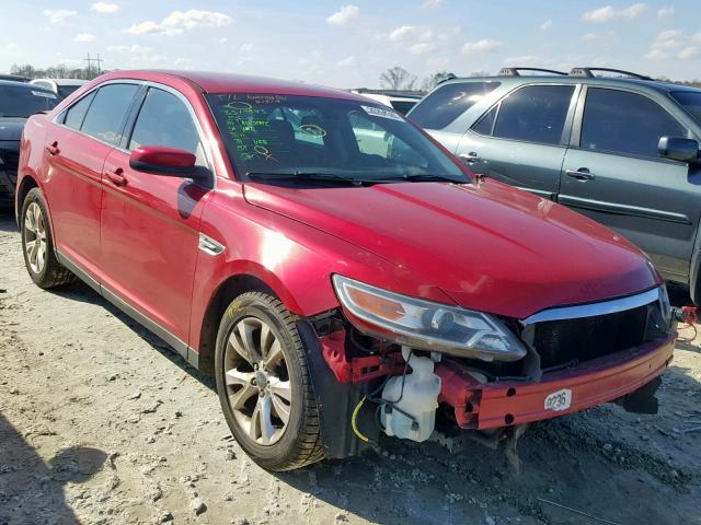 1FAHP2HW8BG142633 - 2011 FORD TAURUS SEL RED photo 1